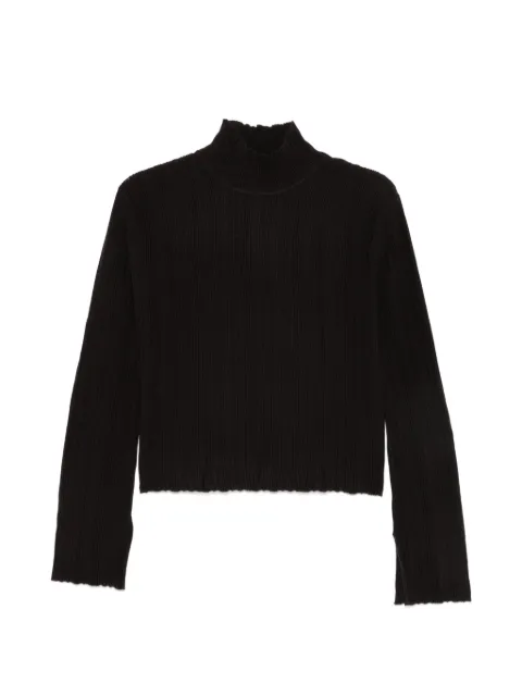 Alysi ribbed-knit high-neck sweater Brown 266414A6024ME