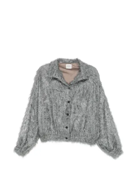 Alysi textured button-front jacket Grey 166918A6005PL