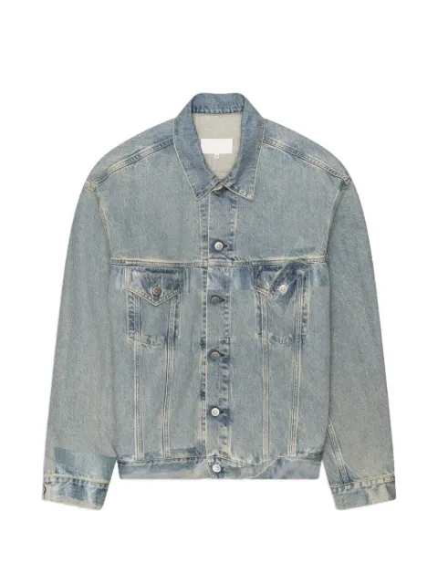 Maison Margiela tape-detail denim jacket Blue MMGMOTW0002
