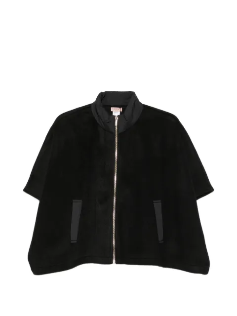 TWINSET zip-up cape Black 262TA4410