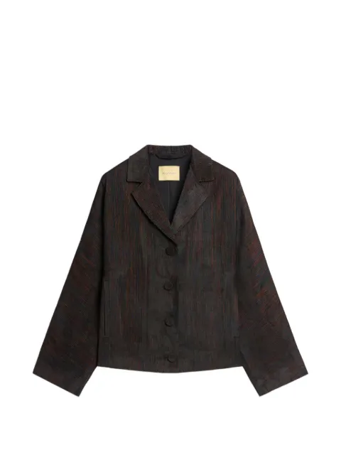 MOMONÌ Nisi cropped blazer Brown 266MMOJA03626616MO