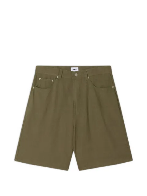 Obey Devine baggy shorts Green 22MC0001845