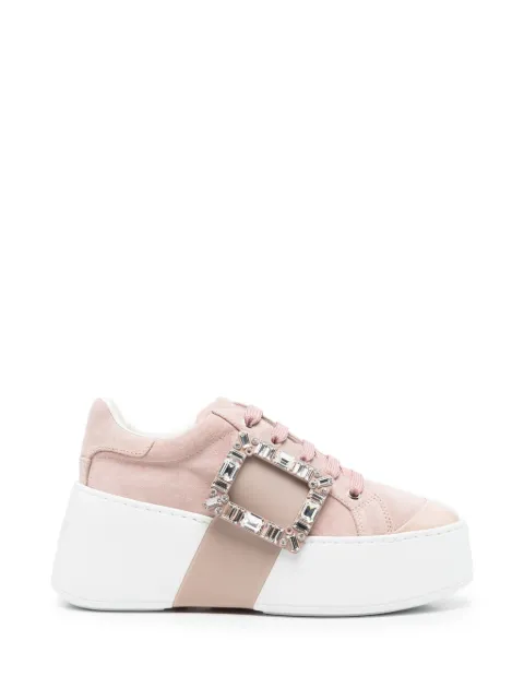 Roger Vivier Viv' Skate platform sneakers Pink RVW73729110VKQ1VE5