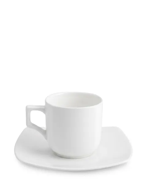GINORI 1735 Vela teacup and saucer White 61580