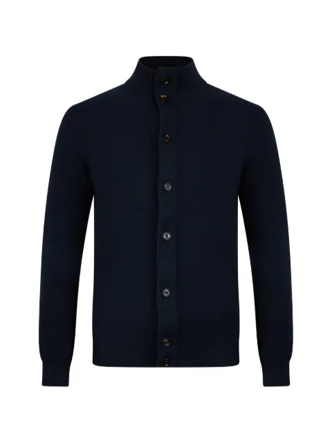 Moorer Arquato cashmere high-neck cardigan Blue ARQUATOBC
