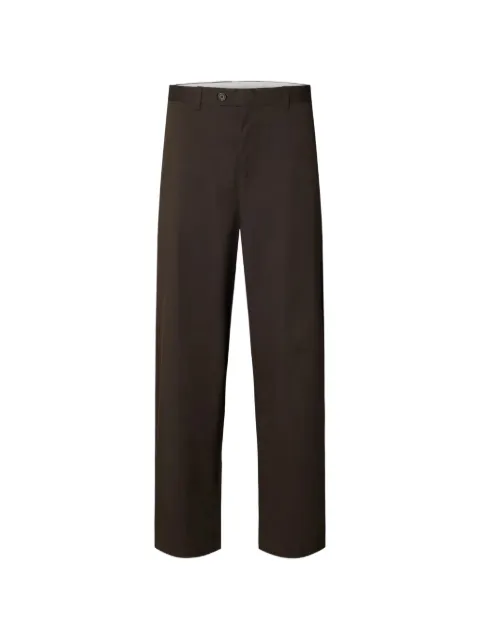 SELECTED wide-leg trousers Brown 16100146