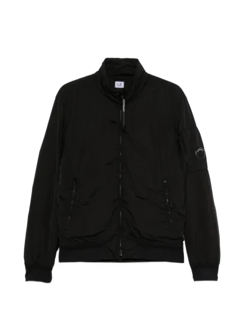 C.P. Company Lens-detail bomber jacket Black 21CMOW255A005864G999