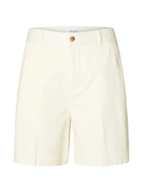 SELECTED belt-loop shorts White 16100126