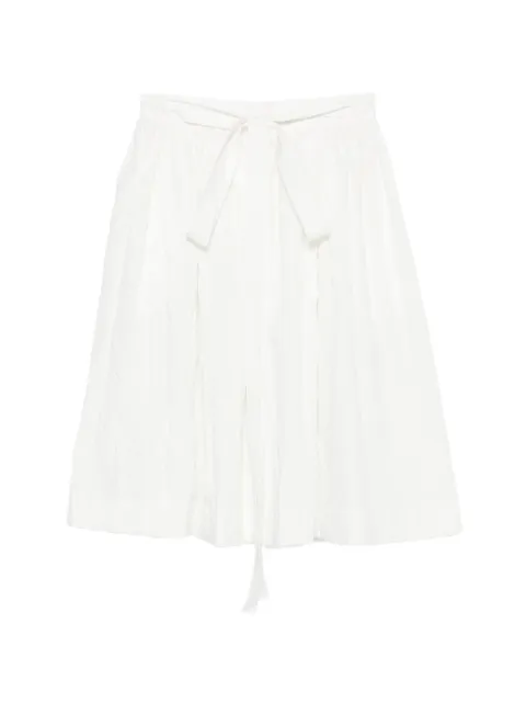 Ermanno Scervino belted pleated midi skirt White D482O362XIP