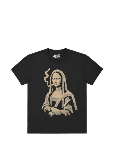 Melt graphic-print T-shirt Black MS54061M