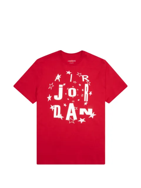 Jordan AJ6 star-print T-shirt Red CZ8385