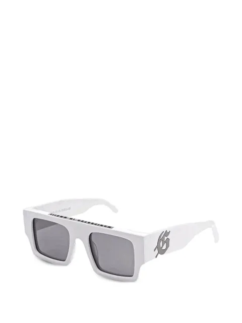 GODSPEED OG logo-plaque square-frame sunglasses White GS463