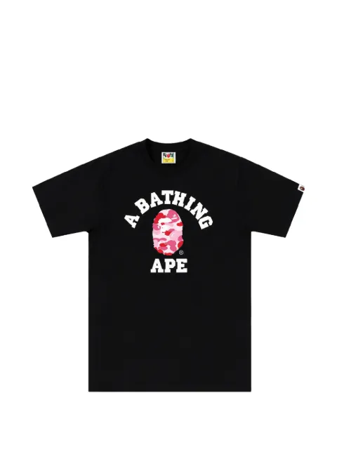A BATHING APE® ABC Camo College T-shirt Black 1K20109008