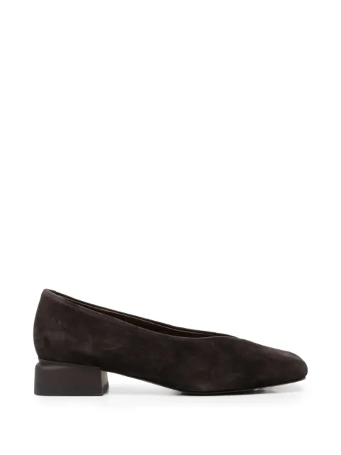 LINDA BAUMANN suede crossover-strap pumps Brown 659326104