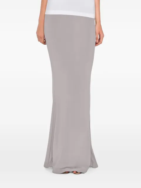 Norma Kamali Obie fishtail-hem maxi skirt Grey KK425SPLP02024