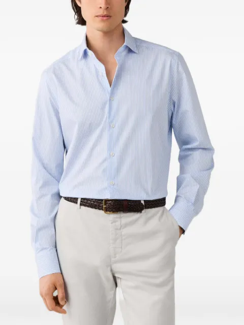Hackett London stripe-print shirt White HM3010919