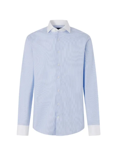 Hackett London fine-stripe shirt Blue HM3010915