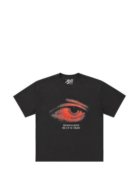 Melt graphic-print T-shirt Black MS54081M