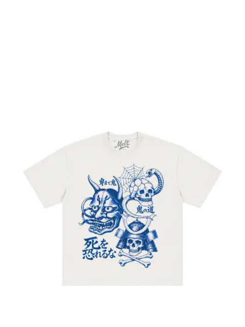 Melt graphic-print T-shirt Neutrals MS54032M