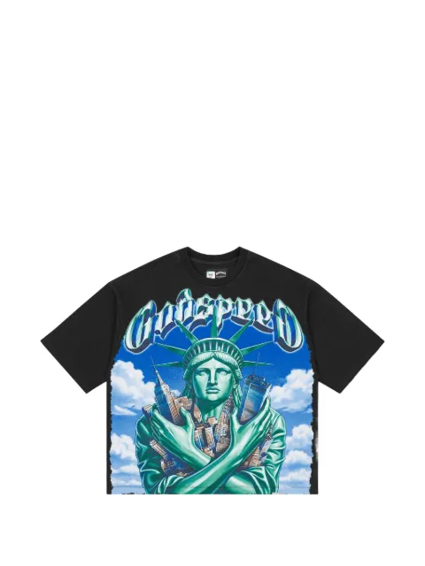 GODSPEED graphic-print T-shirt Black GS461