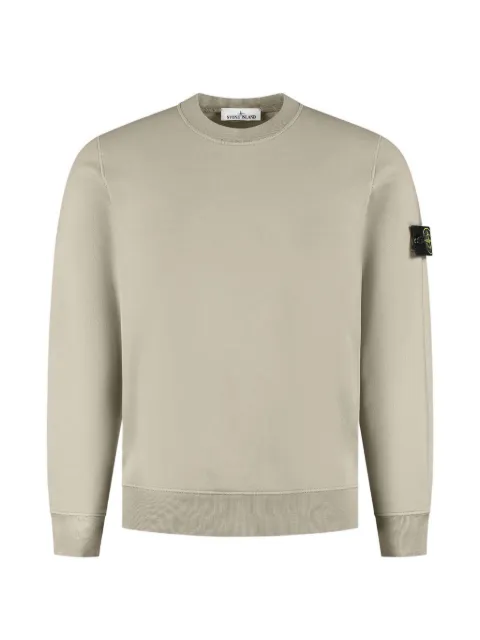 Stone Island logo-patch sweatshirt Neutrals L2S156100060S0051