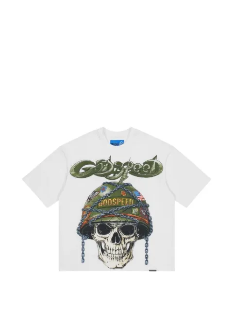 GODSPEED Badges of Honor graphic-print T-shirt White GBOHIINGT