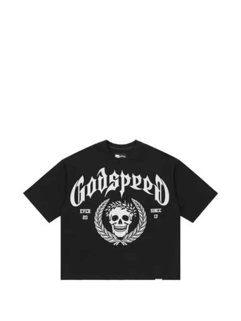 GODSPEED Victor Crest graphic-print T-shirt Black GVCT