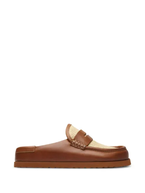 BIRKENSTOCK 1774 Naples mules Brown NAPLESWRAPPEDRAFFIA