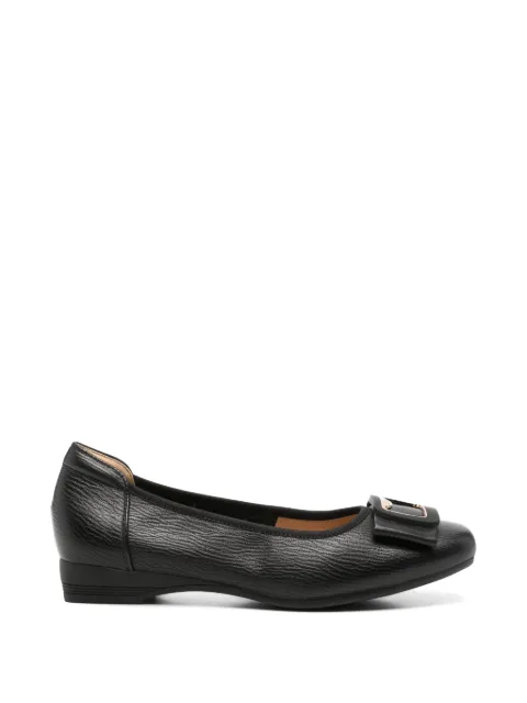 LINDA BAUMANN buckle-detail ballet flats Black 659426102