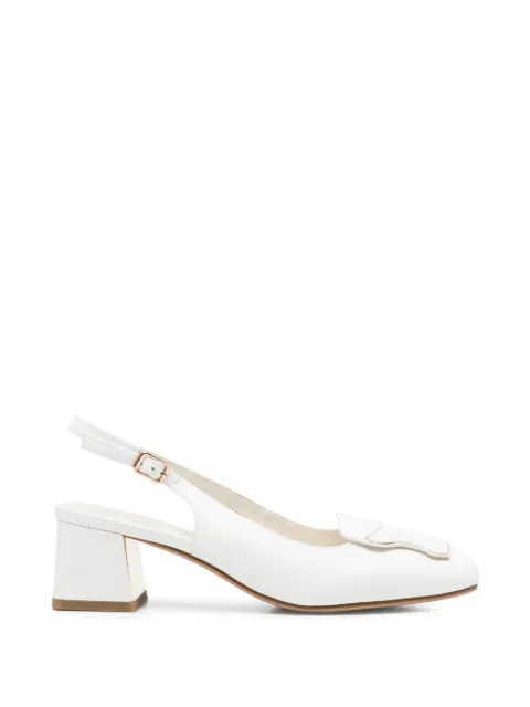 LINDA BAUMANN buckle-detail slingback pumps White 659426106