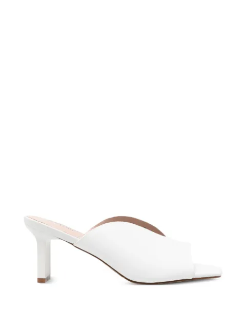 SERGIO MORETTI FIRENZE v-cut open-toe sandals White 659426116