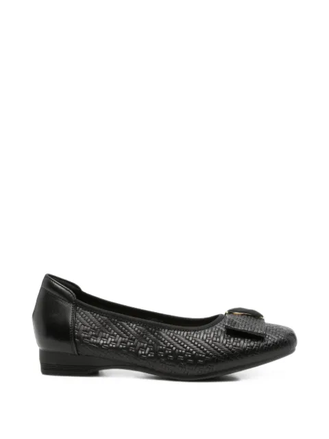 LINDA BAUMANN bow-detail ballet flats Black 659426103