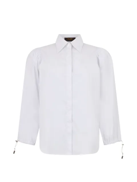 Moorer Daina elastic-cuff shirt White DAINA