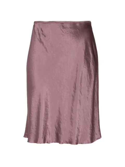 Vince satin-effect mini slip skirt Purple V207330737