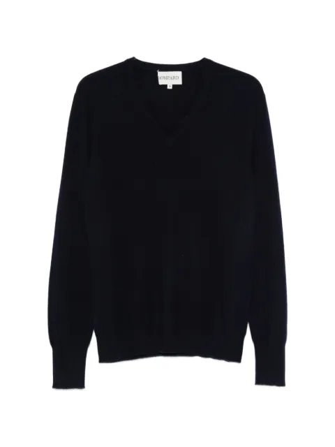 BOMPARD V-neck cashmere sweater Blue MO4N