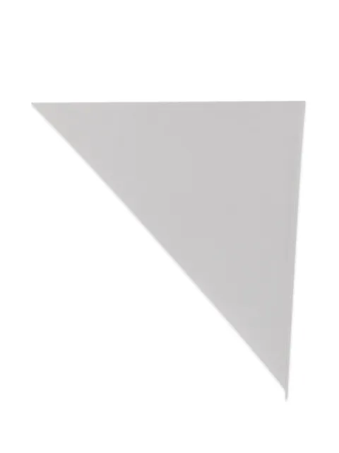Norma Kamali triangle-shape scarf Grey KK4251PLT26024