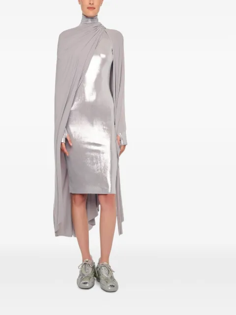 Norma Kamali oversized shawl Grey KK4251PLT23024