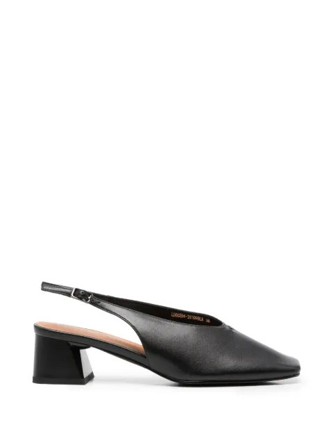 LINDA BAUMANN square-toe slingback pumps Black 659426109