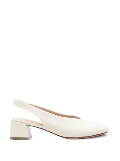 LINDA BAUMANN slingback block-heel pumps Neutrals 659426112