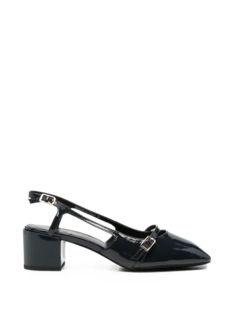 SERGIO MORETTI FIRENZE buckle-detail slingback pumps Black 659426103