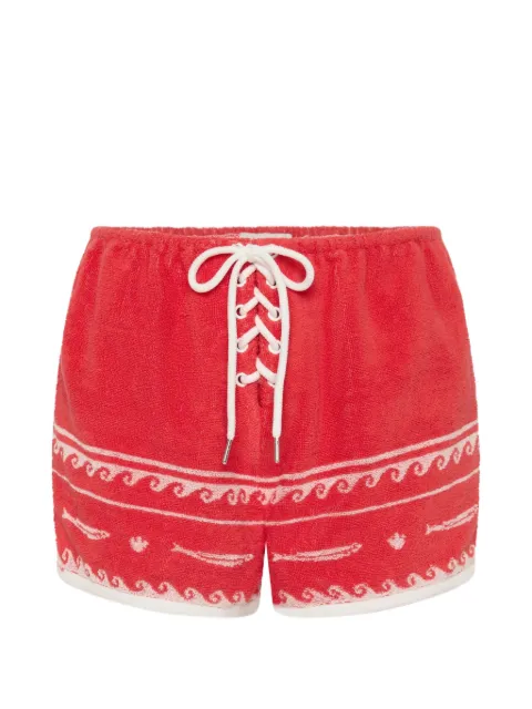 Posse Cody drawstring shorts Red PS2103