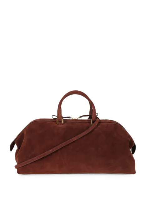 Alberta Ferretti suede top-handle tote bag Brown A72018001