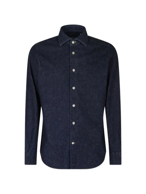 Eleventy long-sleeve denim shirt Blue N75CAMH11USATES0L146