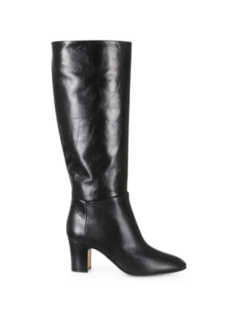 Alberta Ferretti leather knee-high boots Black A62018025