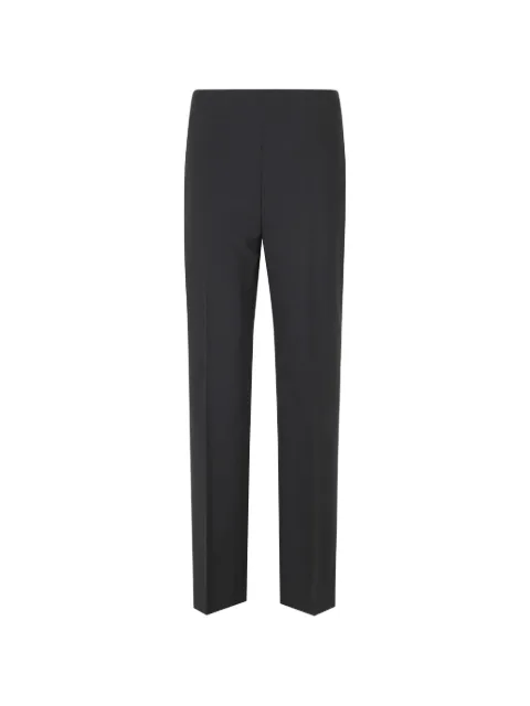 Alberta Ferretti pressed-crease straight-leg trousers Black A03016635099