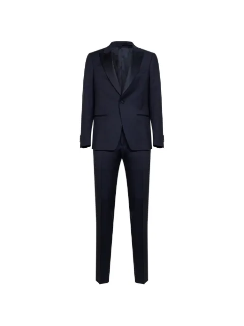 Lardini single-breasted peak-lapel suit Blue CN5935ECN64414850