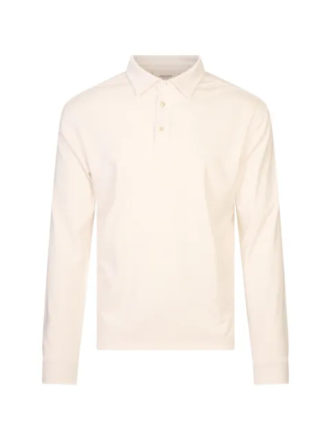 Agnona long-sleeve polo shirt White TT12U3YY2077
