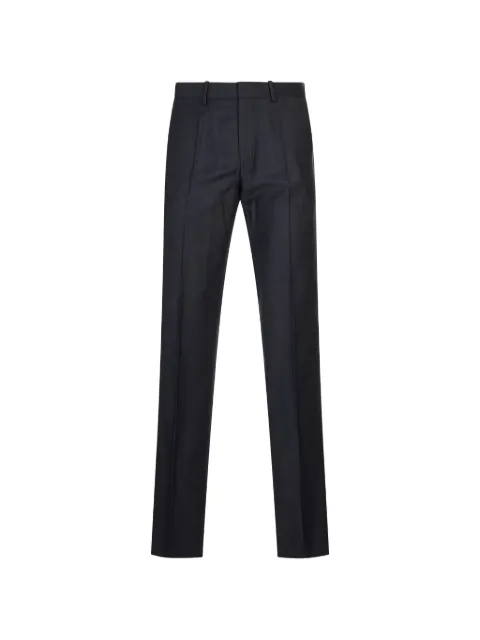 Agnona pressed-crease tailored trousers Blue T710U1YU1142