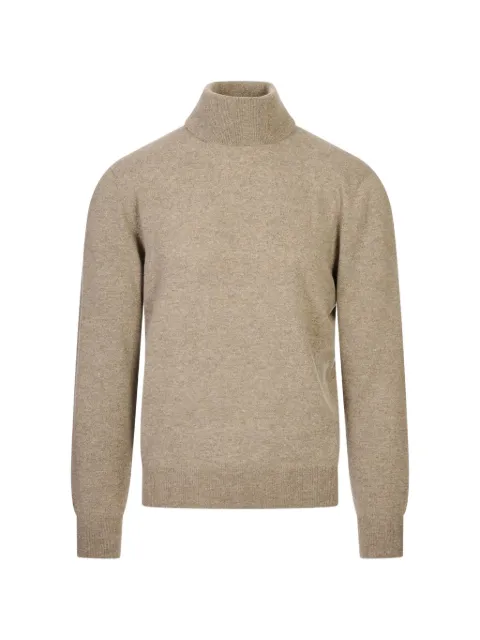 Agnona turtleneck long-sleeve sweater Neutrals K202U284K1213