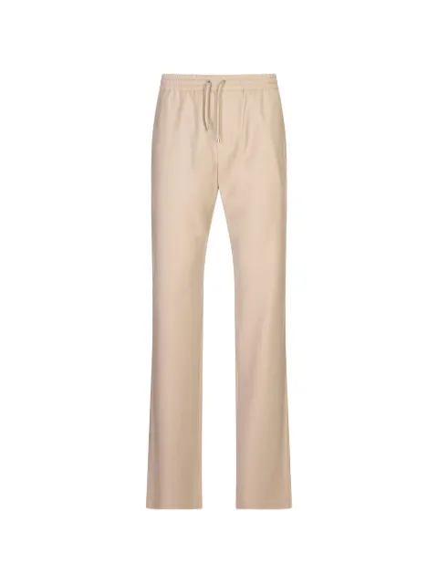 Agnona drawstring-waist straight-leg trousers Neutrals T710U6YU1142